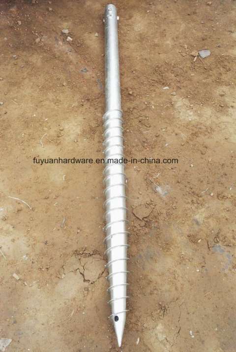 Steel Green Fence Used Galvanized Ground Screw