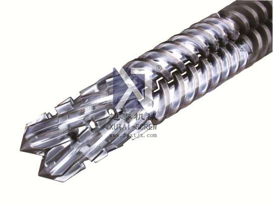 Bimetallic Twin Screw for Plastic Machine