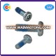 Carbon Steel Flower Pan Head Screw with Column for Building